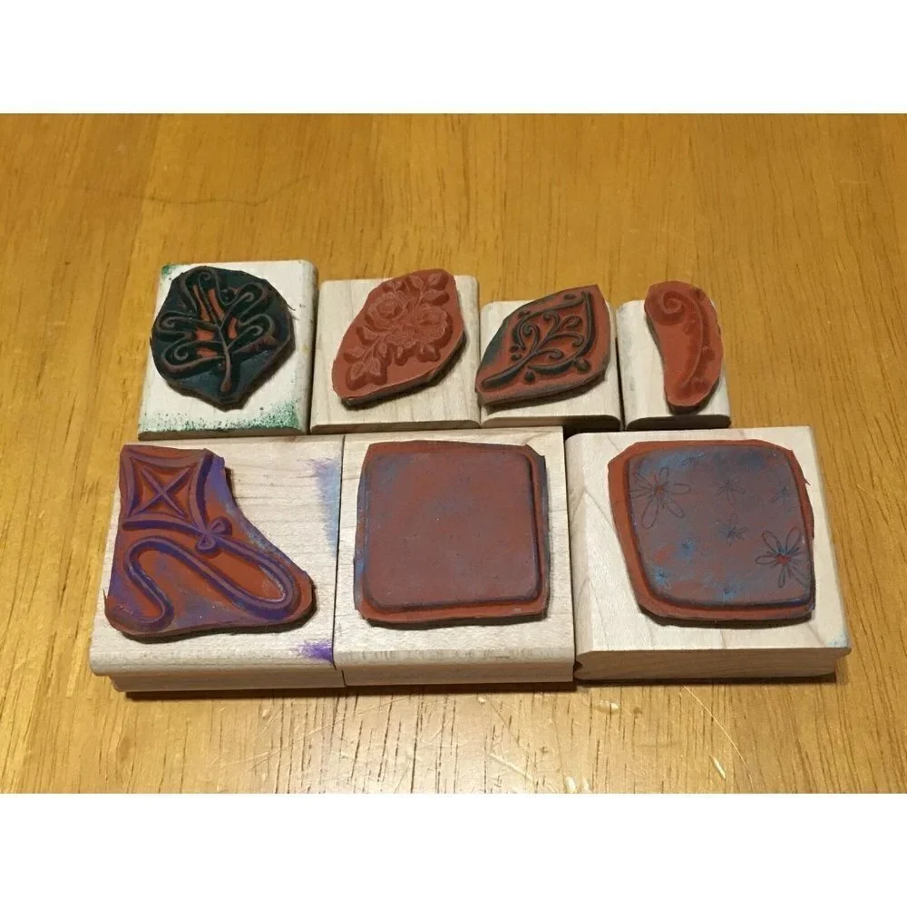 7~2003 Retired‎ Stampin Up Wood Rubber Mounted Stamps